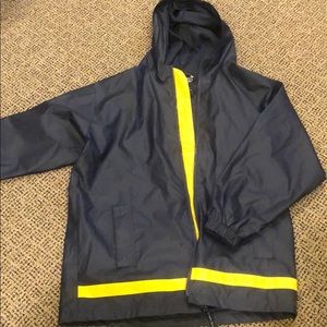 Charles River Blue and Yellow Raincoat- 14-16